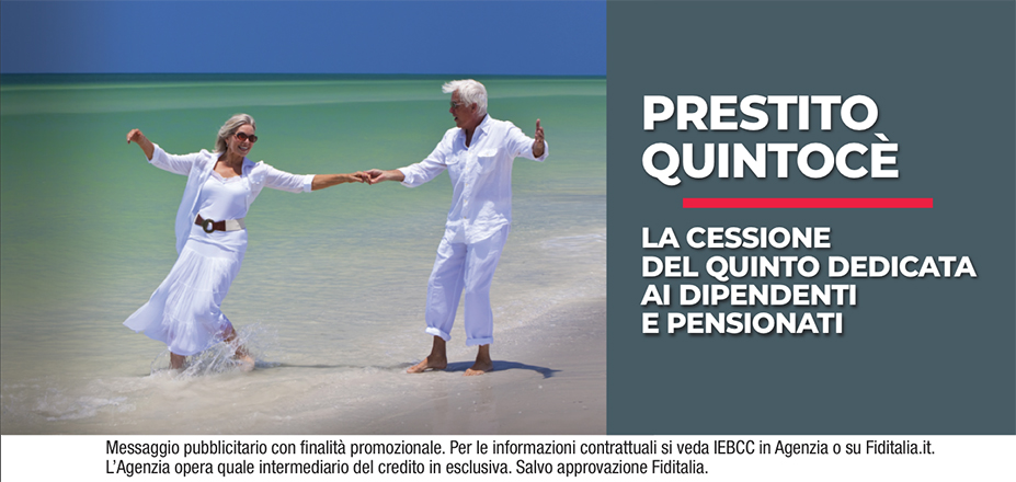 Agenzia Alfa Service s.r.l. Fiditalia | Roma, Guidonia Montecelio, ROMA | Cessione del Quinto Quintocè - Un consulente dedicato per i progetti di dipendenti e pensionati. Messaggio pubblicitario con finalità promozionale. Per le informazioni contrattuali si veda IEBCC in Agenzia o su Fiditalia. it. L’Agenzia opera quale intermediario del credito in esclusiva. Salvo approvazione Fiditalia.